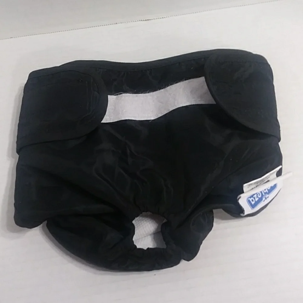 Nobleza Black Washable Dog Diaper Size Medium *NWOT*
